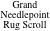 Grand Needlepoint Rug Scroll